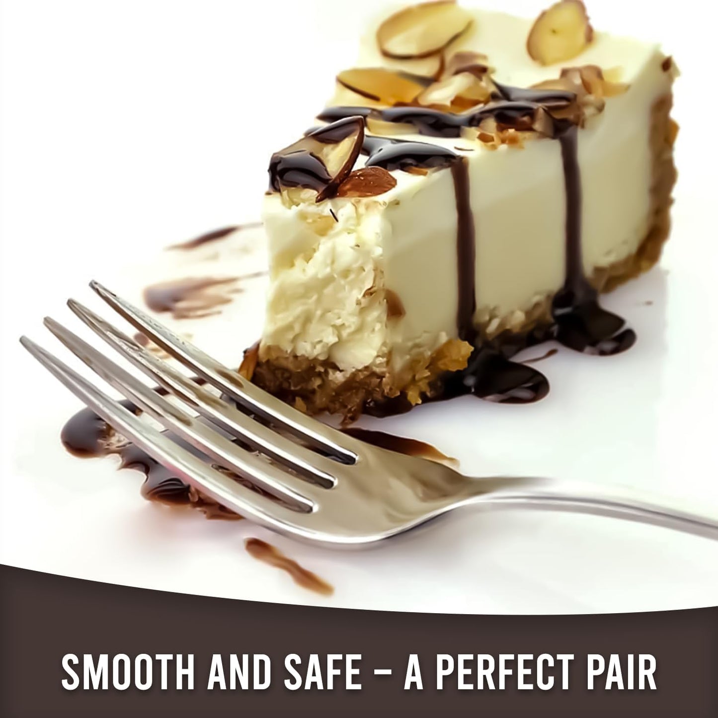 AEX 6X Stainless Steel Dinner Fork Set – Mirror Polished Forks Set of 6 for Casual and Formal Dining